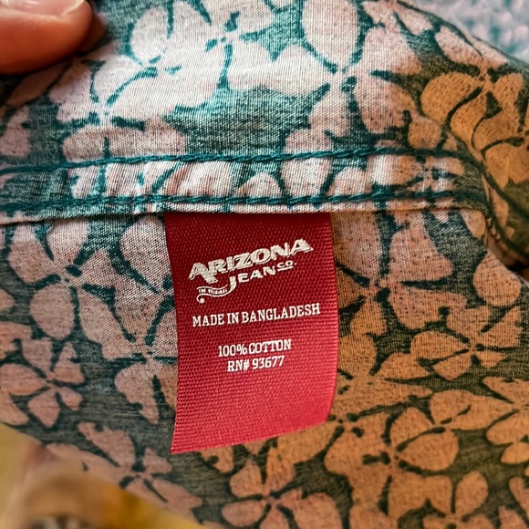 Mens Arizona short sleeve button down shirt - Picture 3 of 3